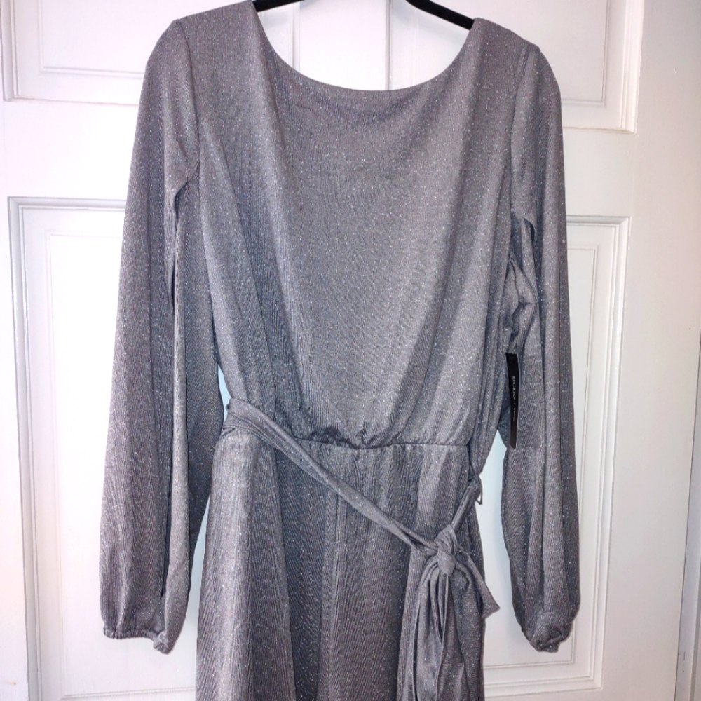 Shimmery shorts romper